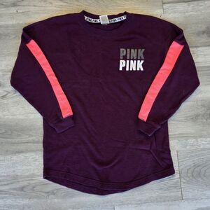Victoria's Secret Purple Crewneck Sweatshirt Long Sleeve